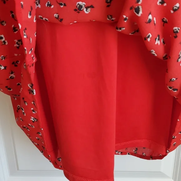 Sienna Sky women's S Red dress with button and ruffle detail - Picture 9 of 10